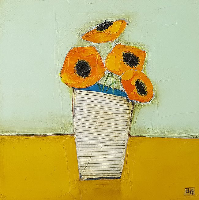 Eithne  Roberts - Big orange blooms